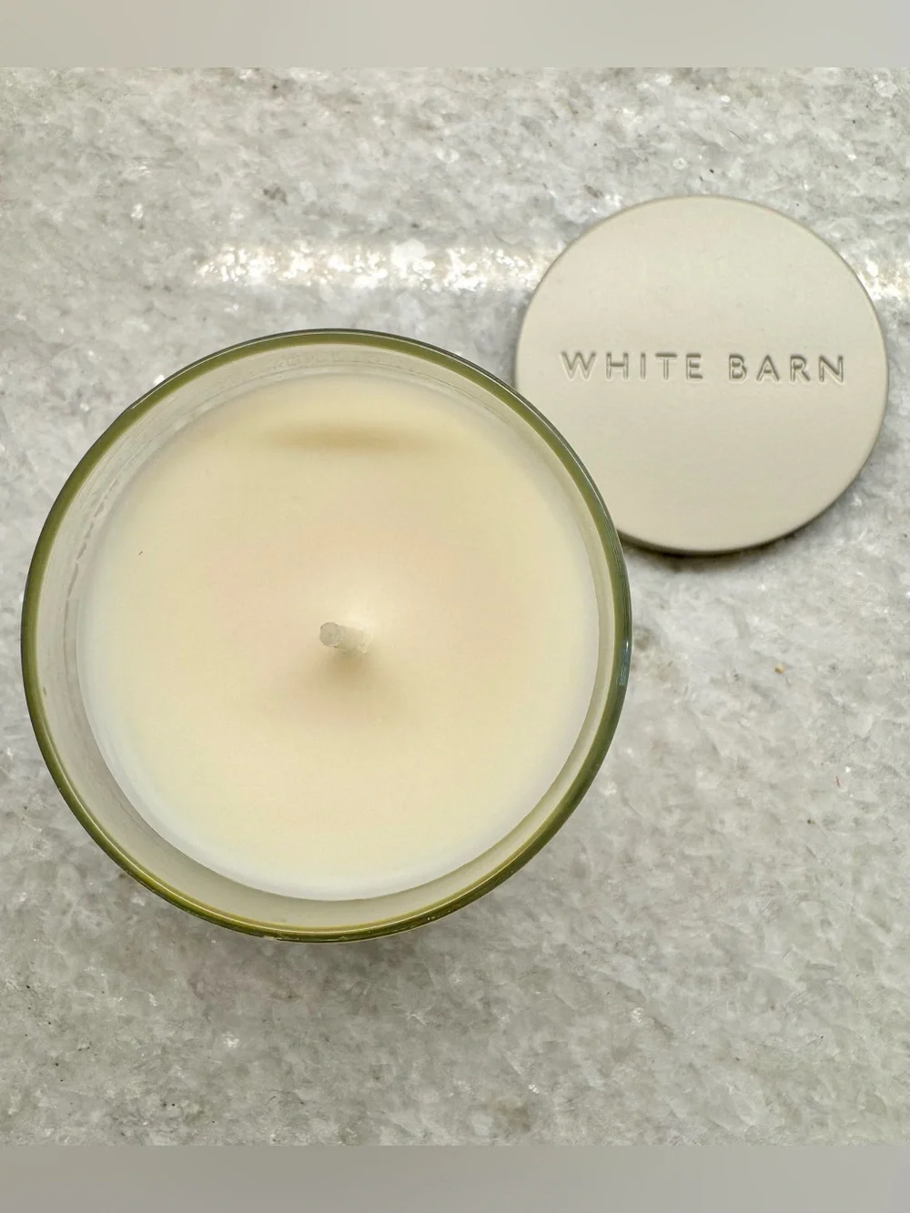 New White Barn / Bath & Body Works Single 1-Wick Coffee & Whiskey Candle 8oz